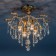 Ceiling lamp 4x60W E27, size 36x22x11 cm