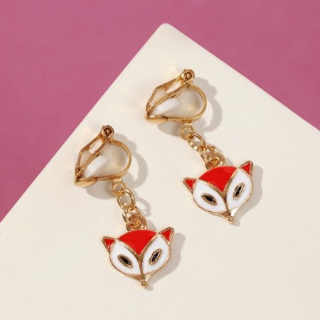 Clips children's “chosen” fox, white-orange color in gold-2