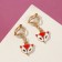 Clips children's “chosen” fox, white-orange color in gold
