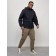 Sports male jacket, size 52, dark blue color