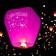 The flashlight of desires "Happy Birthday" Dome, Fuchsia