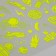 Plastic sticker phosphorus "Bright cosmos" mix 27x15.5 cm