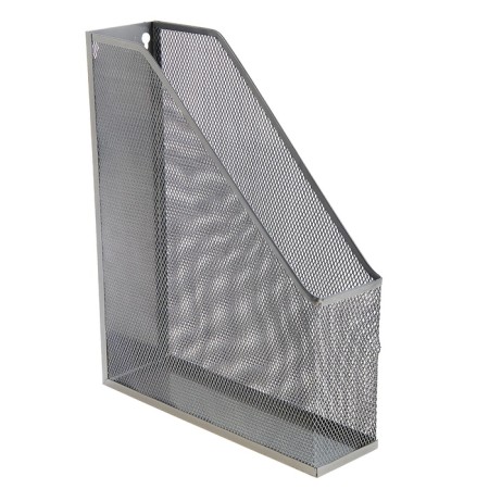 Vertical, mesh, gray paper tray-1