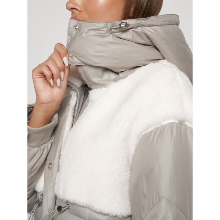 Winter jacket, size 44, color light brown-11