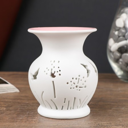 Aroma lamp ceramics "Butterflies at VAZ" MIX 9.5x7.5x7.5 cm