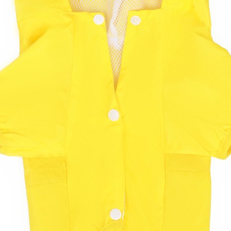 Combiason for dogs, demi -season with a lining, size L (DS 32, OG 48 cm), yellow-11