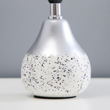 Liana desktop "E14 40W is white-silver 15x15x28 cm-4
