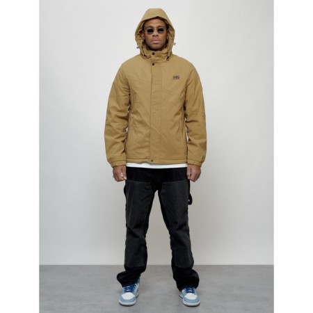 Sports male jacket, size 50, beige color-11