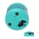 Electric sharpener (batteries are not included). It works from 2 aa batteries turquoise