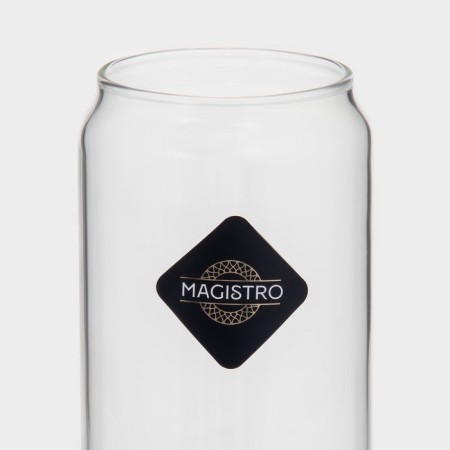 Brook glasses Magistro, 450 ml, 7.5 × 15 cm, set 2 pcs, glass, transparent-5