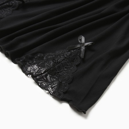 Night shirt female "charm", black color, size 46-4