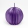 Figure candle "Faced ball", 6.5x6.5 cm, purple, in the box