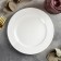 Porcelain dessert plate, d = 18 cm, white color