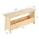 Barks with a storage department Perjohan, 100x25x45, Massive Pine