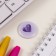 Icons sunset set 3 pcs d = 25 mm "heart prints" 7x7 cm