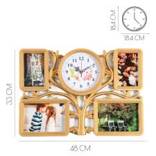 Wall clock, series: photo frames, 