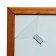 Magnetic marker board 45x60 cm, calligrata, in a wooden frame (dark stain)