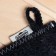Mitten for a bath with embroidery "went to the bathhouse", gray