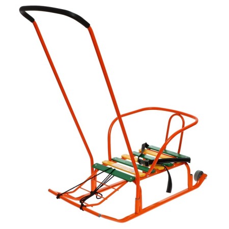 Sled "Timka 5 comfort", Orange color-7