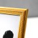 Photo frame plastic 13x18 cm "Golden spiral on gold" 20.6x15.6 cm