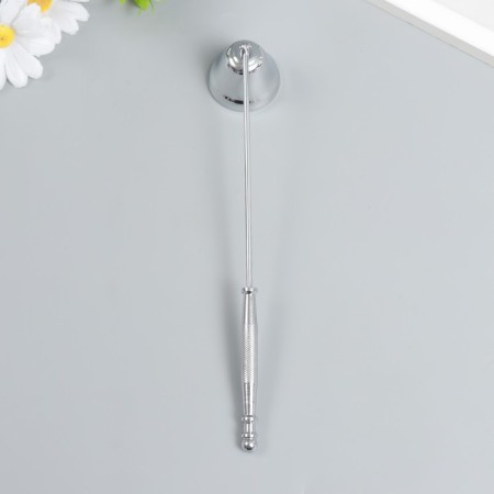 Tool for extinguishing candles (gacer) stainless steel "Bell" silver 3.7x22 cm-1