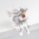 Polystone souvenir "Snow -white angels with a crystal" 7x5x5 cm