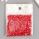 Beads for creativity Plastic "Rhombus Crystal Red Hologography" set 20 grams 0.4x0.4 cm
