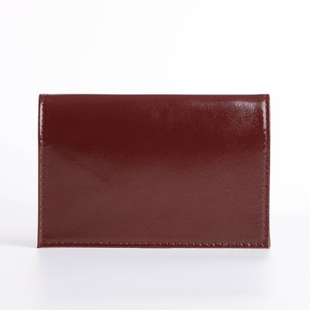 Cover for passport, burgundy color-1