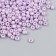 Glass beads 6/0 "delicate lilac" marshmallow 450 g