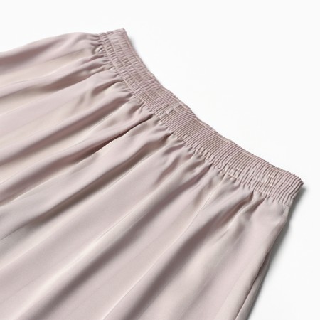 Female pajamas (shirt and shorts) KAFTAN SILK "strip" R.48-50, beige-8