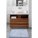 Senfoni rug, size 40x60 cm, blue color