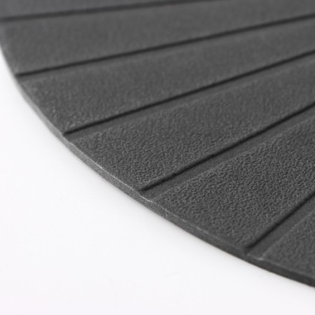 Serving napkin on the table "Ra", d = 36 cm, color gray color-2