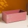 Kashpo wooden "Provence" 23x12.5x9 cm ruby