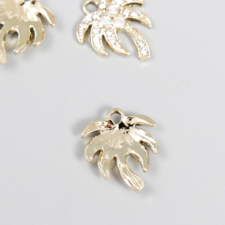 Decor for creativity Metal, Palma Rhinestones Gold 2x1.8 cm-1