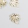 Decor for creativity Metal, Palma Rhinestones Gold 2x1.8 cm