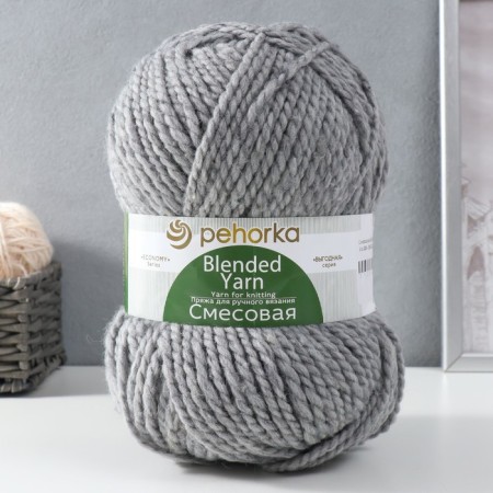 Yarn "mixture" 30% wool, 70% acrylic 200m/200g (08-SV)-4