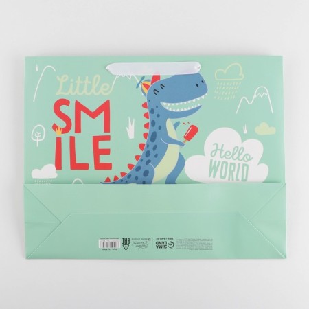 Gift Laminated horizontal package, packaging, Smile, l 40 x 31 x 11.5 cm-3