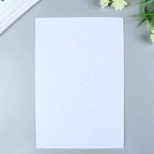 Hard felt 1 mm 20x30 cm white