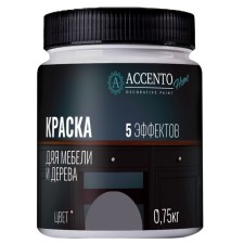 Краска для мебели и дерева «Серый барокко», полуглянцевая, 0.75 кг