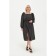 Women's dress with a cut Mist Plus-Size, size 52, black color