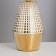 Table lamp "Sarah" 1x40W E14 white/gold 22x22x36cm