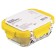 Smart Solutions baking and storage container, rectangular, with a lid, 370 ml, yellow color