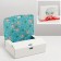 Folding double -sided box “Shard with snow”, 16.5 x 12.5 x 5 cm, New Year