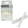 Locks for drawing "gamma", white, 6 pieces, soft, square shape, cardboard box