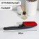 Brush for clothes over -shuttle, 26 × 5.5 × 4.5 cm