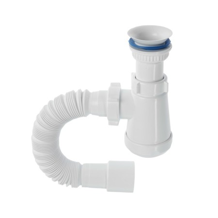 Siphon for the ORIO AB-71059 shell, with a plastic release, 1 1/4 "x40 mm, with corrugated 40x40/50 mm 1042469