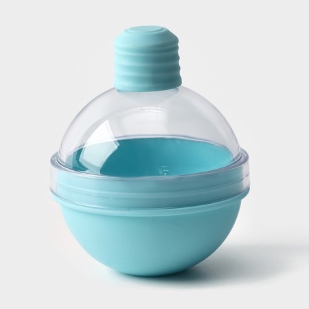 Ice form "ball", d = 7 cm, turquoise color-2