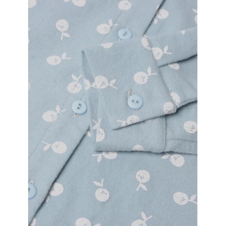 Рубашка детская с воланом KAFTAN р.30 (98-104 см), синий-6