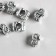 Bead for creativity Metal "dollar" silver 1.1x0.7 cm