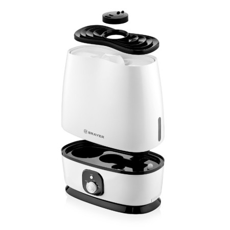Air humidifier Brayer BR4702, Ultrasound, 25 W, 6 l, 25 m2, white-2